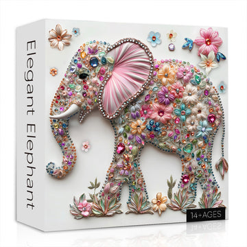 Elegante elefante rompecabezas Rompecabezas 1000 piezas